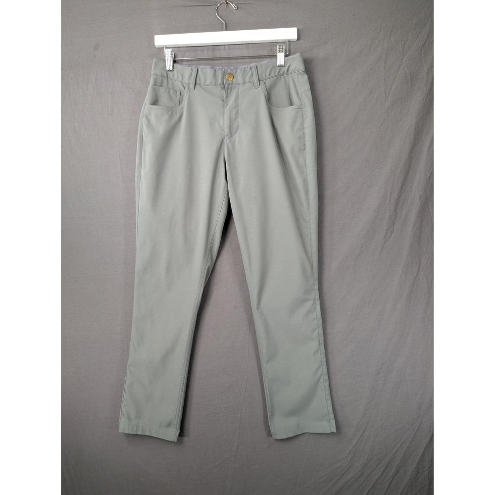 Puma Mens Jackpot Golf Pants 30x30 Gray Performance Chino Slim Straight 5506